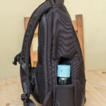 Note the absence of flailing strap-ends.