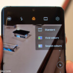 The camera app no offers better accessibility to settings.